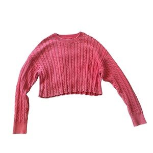 Aerie Mini Cable Cropped Sweater